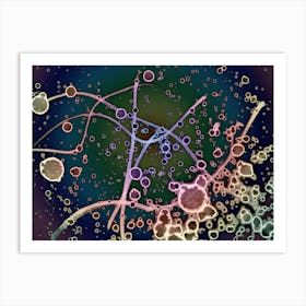 Abstraction Mysterious Spots 2 Art Print