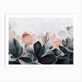 Flowers And Concrete No 1 Art Print