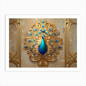 Peacock Wall Art 5 Art Print