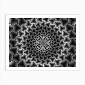 Pattern Abstract Graphic District 1 Art Print