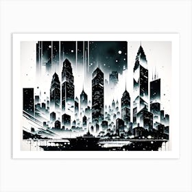 Cityscape 39 Art Print