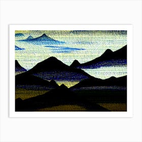 Mountains In The Sky Art Print