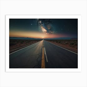 Milky Road Art Print