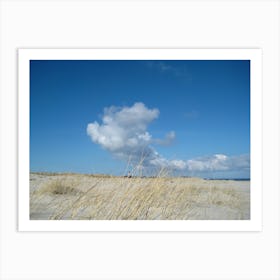 Cloud over the Beach Art Print