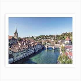 The City Of Bern Art Print