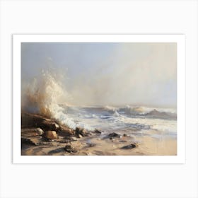 Crashing Waves 1 Art Print