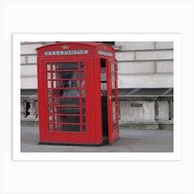 Red telephone box Art Print