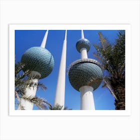 Kuwait Towers Art Print