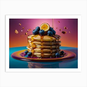 Pancakes With Syrup 6 Art Print