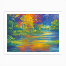 Autumn In The Woods Art Print