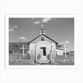 Untitled Photo, Possibly Related To Old Church At Holman, New Mexico By Russell Lee Art Print