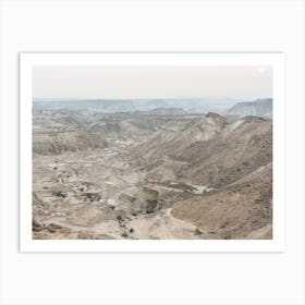 Sunset In The Canyon Desert Art Print