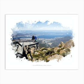 Kunanyi, Mt Wellington, Hobart, Tasmania Art Print