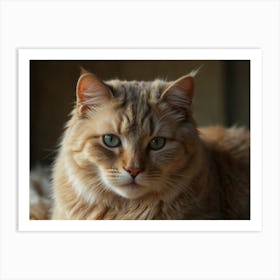 Portrait Of A Cat 6 Art Print