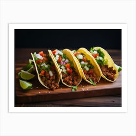 Mexican Tacos 2 Art Print