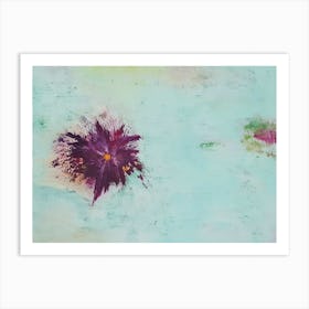 Abstract Flower Painting 1 Art Print