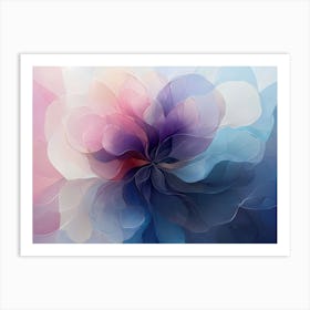 Abstract Flower 11 Art Print