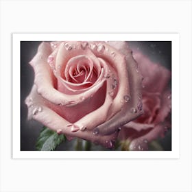 Pink Rose 1 Art Print