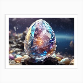 Crystal Egg Art Print