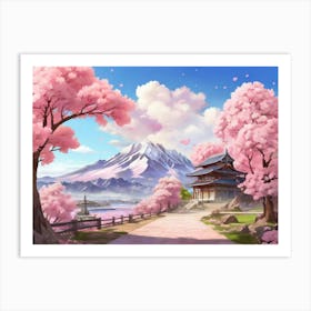 Sakura Blossoms 8 Art Print