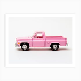 Toy Car 83 Chevy Silverado Pink 2 Art Print