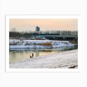 snowy river Art Print