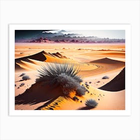 Desert Landscape 3 Art Print