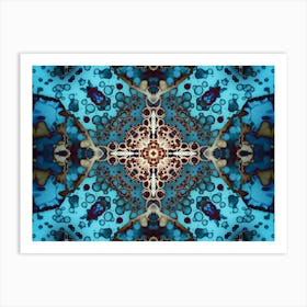 Blue Star Art Print