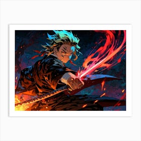 Samurai Swordsman 5 Art Print