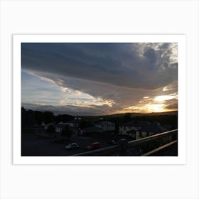 Sunset Over Killorglin Art Print