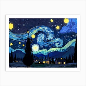 Starry Night 201 Art Print