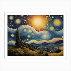 Starry Night 86 Art Print