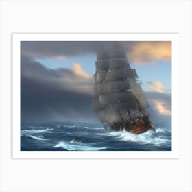 Stormy Sea Art Print