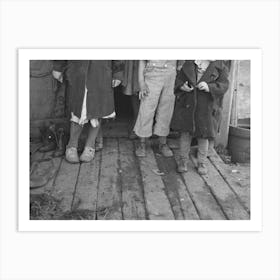 Children S Shoes And Clothes, Alfred Atkinson Family Near Shannon City, Ringgold County, Iowa By Russell Lee Art Print