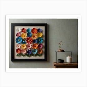 Paper Flowers Art Print