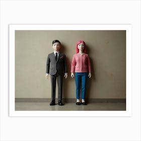 Man And A Woman 1 Art Print