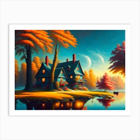 Farm House Art Print