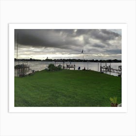 View Of A Lake Art Print