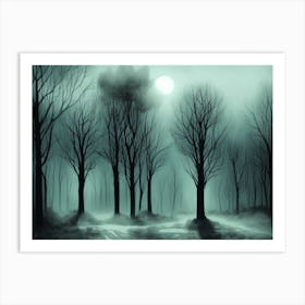 Dark Forest Art Print