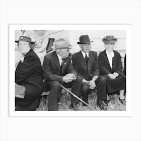 Petaluma, California, Portuguese Americans At The Festival Of The Holy Ghost By Russell Lee Art Print