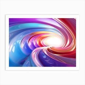 Spectrum Vortex Art Print