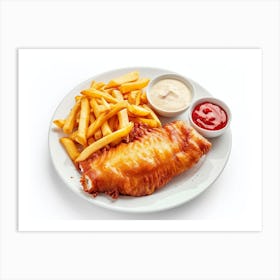 Fish And Chips 24 Art Print