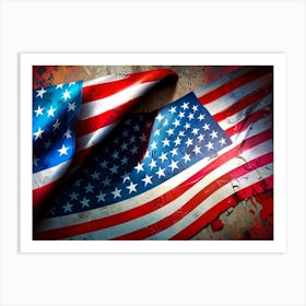 American Flag Art Print