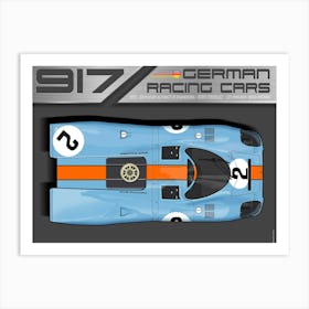 Porsche 917 No Art Print