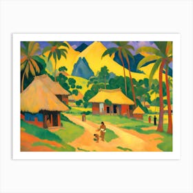 Paul Gauguin Art Prints Fijian Village Art Print