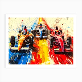 Auto Racing Experience - Race Cars Art Print