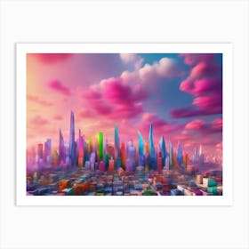 Cityscape 3 Art Print