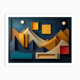 3d Modern 1 Art Print