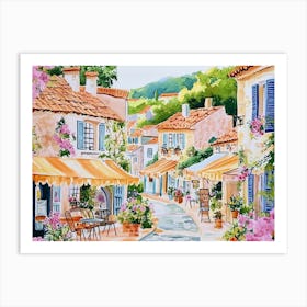 Street In France Art Print