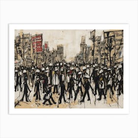 'People On The Street' Art Print